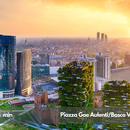 アパート Rooftop Corso Con Terrazzo Privato ミラノ